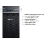 Dell Power Edge Server T40 Intel Xeon E-2224G Processor 3.5GHz 8GB Ram  1TB SATA 7.2k RPM 3.5  Gigabit Ethernet  Intel Rapid Storage Controller  DVD+/-RW ROM  Dos – Black - Image 4