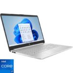 اتش بي لابتوب 15- DW4006NX كور آي7 الجيل 1255U جيجا هرتز 4.7 رام 16جيجابايت هارديسك 512 جيجابايت اس اس دي VGA انفيديا 2 جيجابايت شاشة 15.6 انش فل اتش دي نظام التشغيل دوس - اللون فضي - Image 2