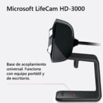 Microsoft L2 LifeCam HD-3000 webcam - T3H-00013 - Image 3