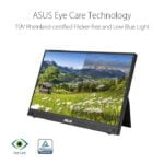 اسوس شاشة زين سكرين باللمسMB16AHT المحمولة 16 بوصة دقة فل اتش دي آي بي اس تعمل باللمس حتى 10 نقاط مسند اتش دي ام آي صغير الحجم مقبس ثلاثي القوائم وميض مجاني وتقنيات الضوء الأزرق المنخفض - Image 10