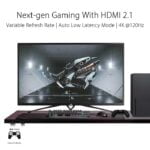 اسوس شاشة الألعاب ROG Strix XG43UQ مقاس 43 بوصة بدقة يو اتش دي 4 كيه بتردد 144 هرتز 1 مللي ثانية   مزامنة AMD المجانية تقنية بريميوم بروفيشنال ضغط تدفق العرض  مزامنة ضبابية الحركة المنخفضة للغاية بعرض اتش دي آر 1000 لتعزيز الظل مع جهاز تحكم عن بعد  - Image 8